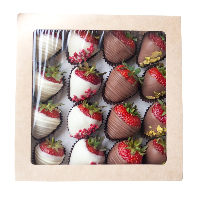Набор клубники в шоколаде Инь-янь